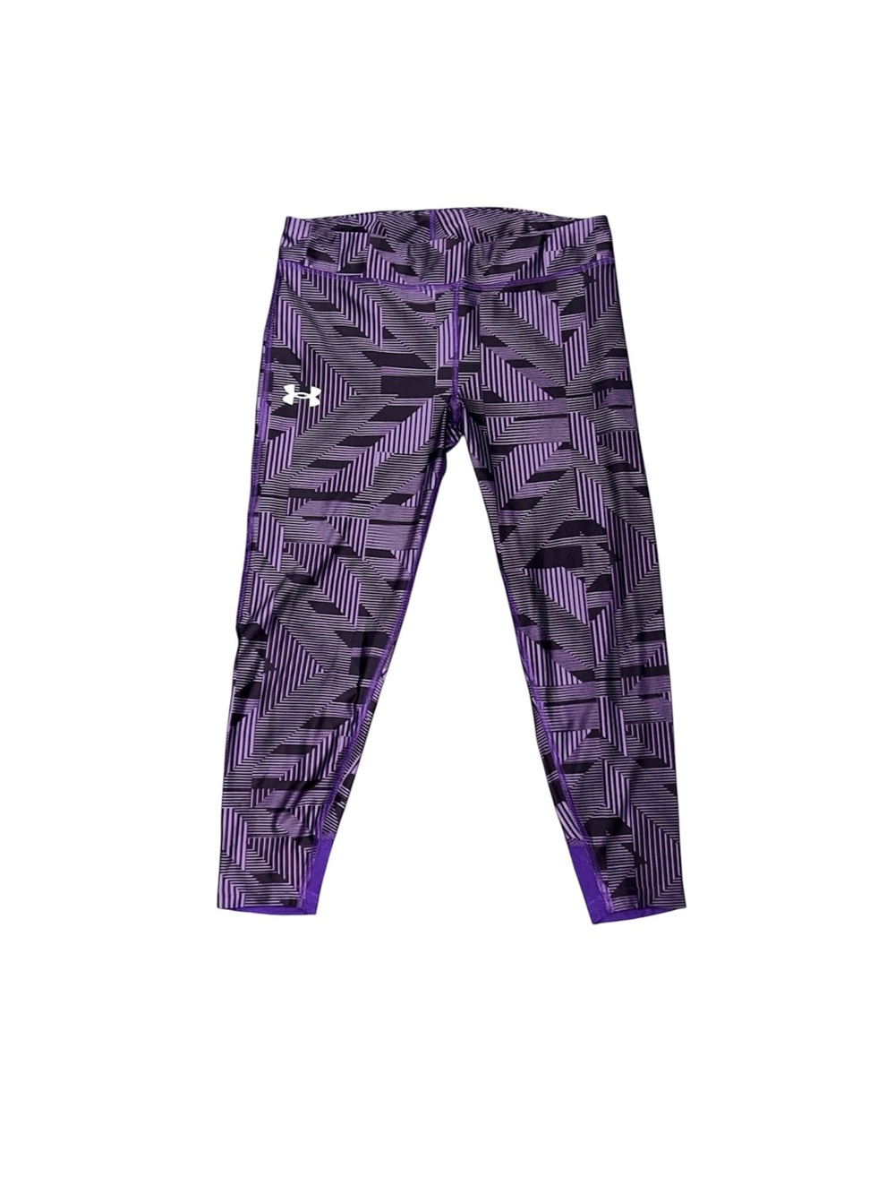 Under Armour Purple Capri Leggings Fits Like A Small/Medium Athletic Activewear